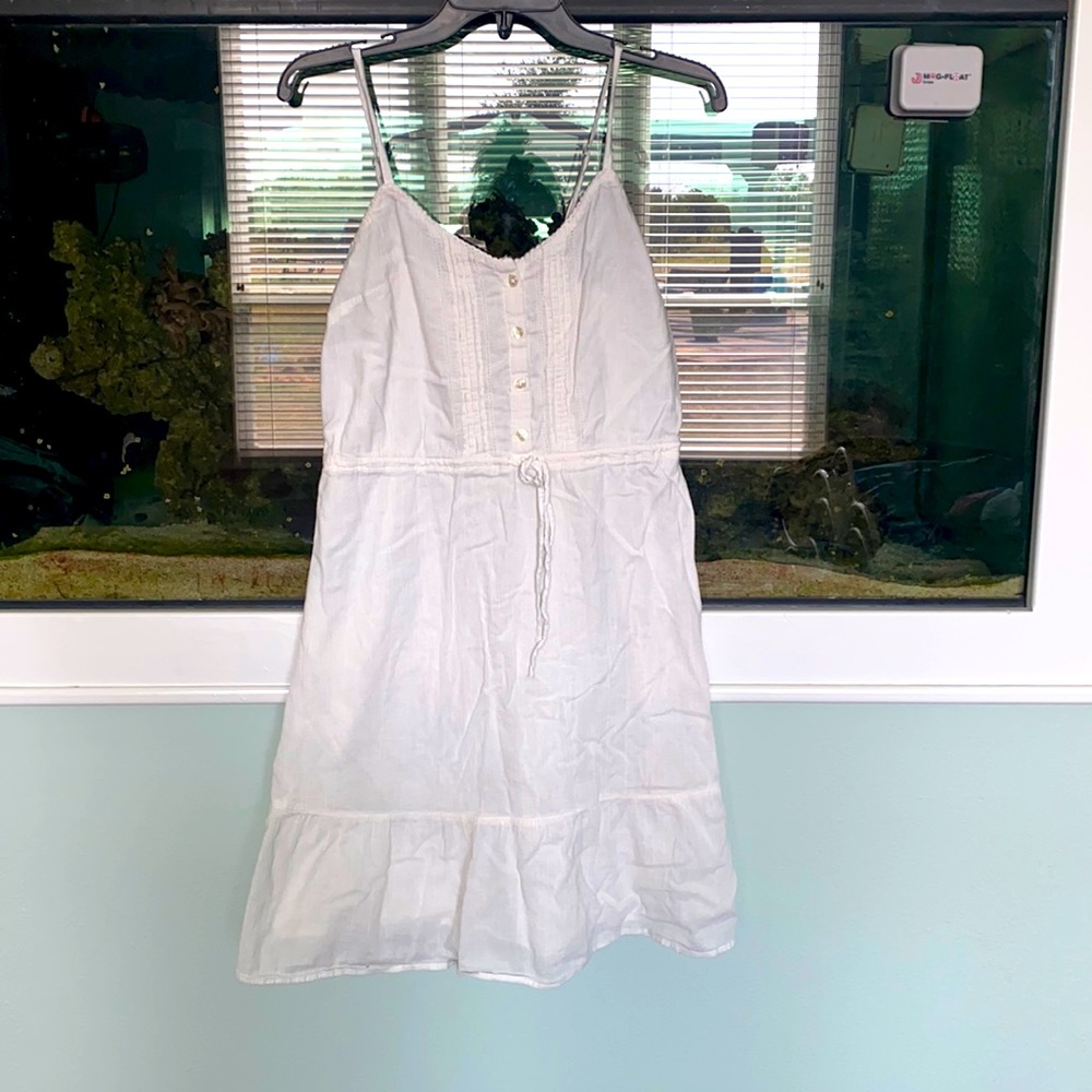 Off white spaghetti strap dress